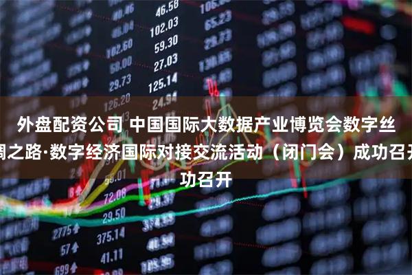 外盘配资公司 中国国际大数据产业博览会数字丝绸之路·数字经济国际对接交流活动（闭门会）成功召开