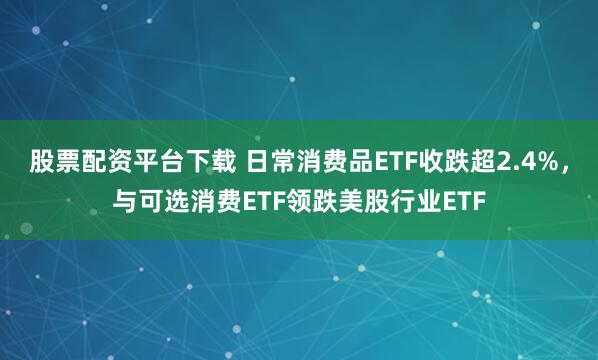 股票配资平台下载 日常消费品ETF收跌超2.4%，与可选消费ETF领跌美股行业ETF